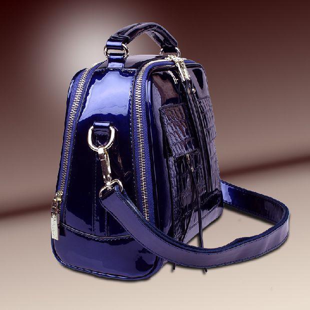 PU shell crossbody handbag, view 2 - MRSLM
