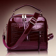 PU shell crossbody handbag, view 6 - MRSLM
