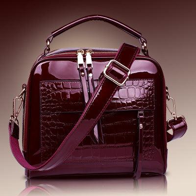 PU shell crossbody handbag, view 6 - MRSLM