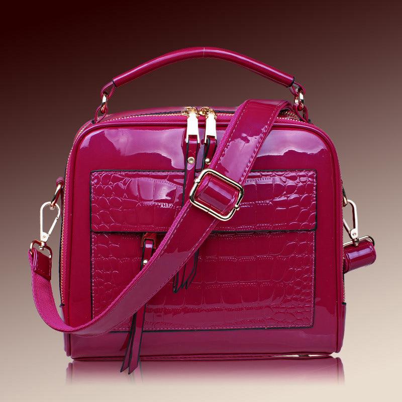 PU shell crossbody handbag, view 10 - MRSLM