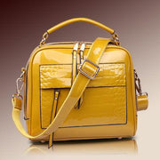 PU shell crossbody handbag, view 9 - MRSLM