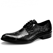Men's crocodile design shoes, view 2 - MRSLM