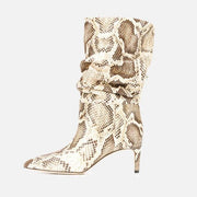 pointed toe stiletto mid-top boots, view 9 - MRSLM