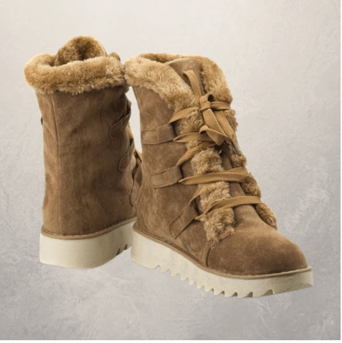 Warm Snow Boots Lace up Ankle Boots - MRSLM