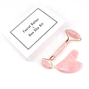 Jade Scraping Board Massage Beauty Stick Jade Roller Boutique Set For Skin Care Routine - MRSLM