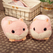 Cute plush home slippers, view 2 - MRSLM