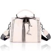 women's cowhide messenger bag, view 6 - MRSLM