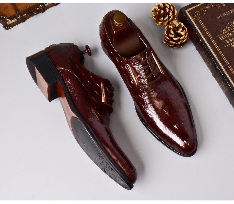 Men's crocodile design shoes, view 3 - MRSLM