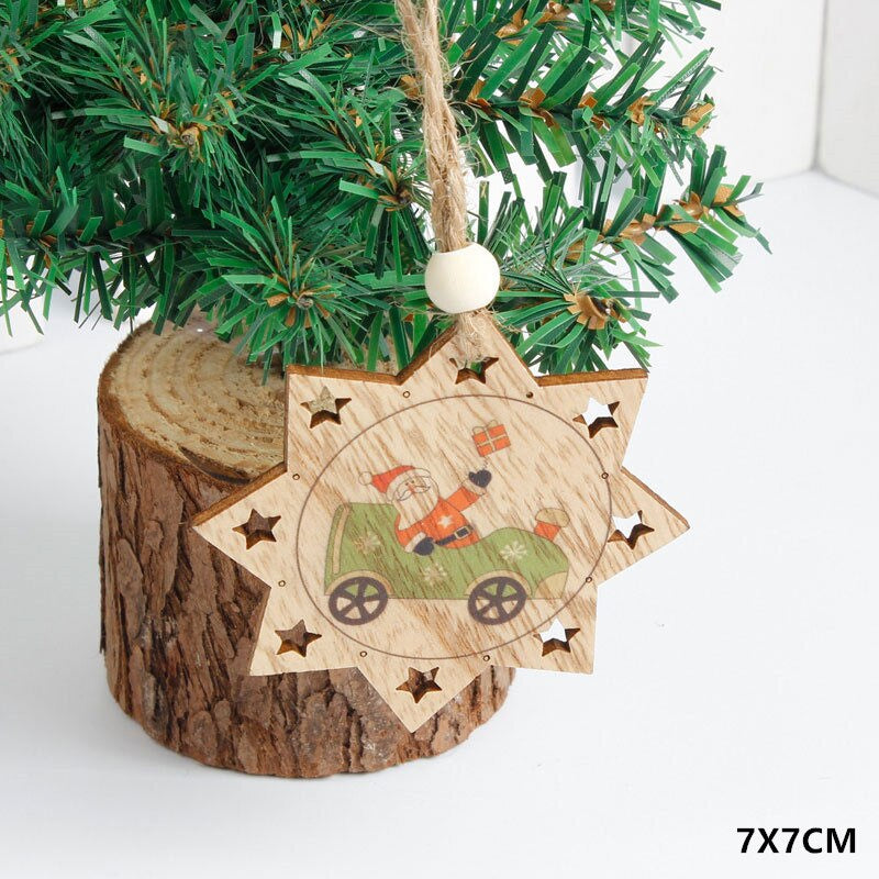 Wooden Christmas Tree Ornament