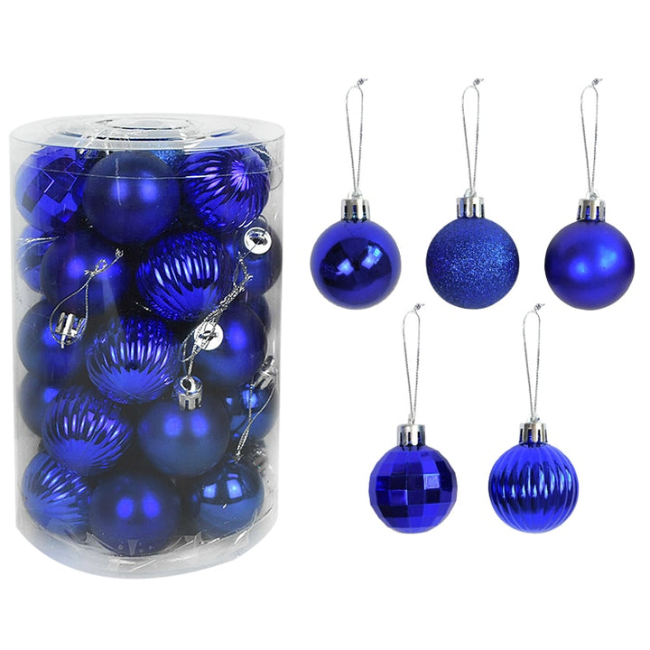 Colorful Christmas Tree Decoration Balls Set
