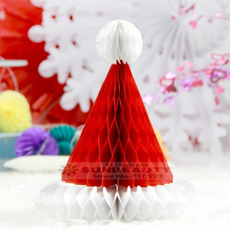 Folding paper christmas hat decorations, view 5 - MRSLM