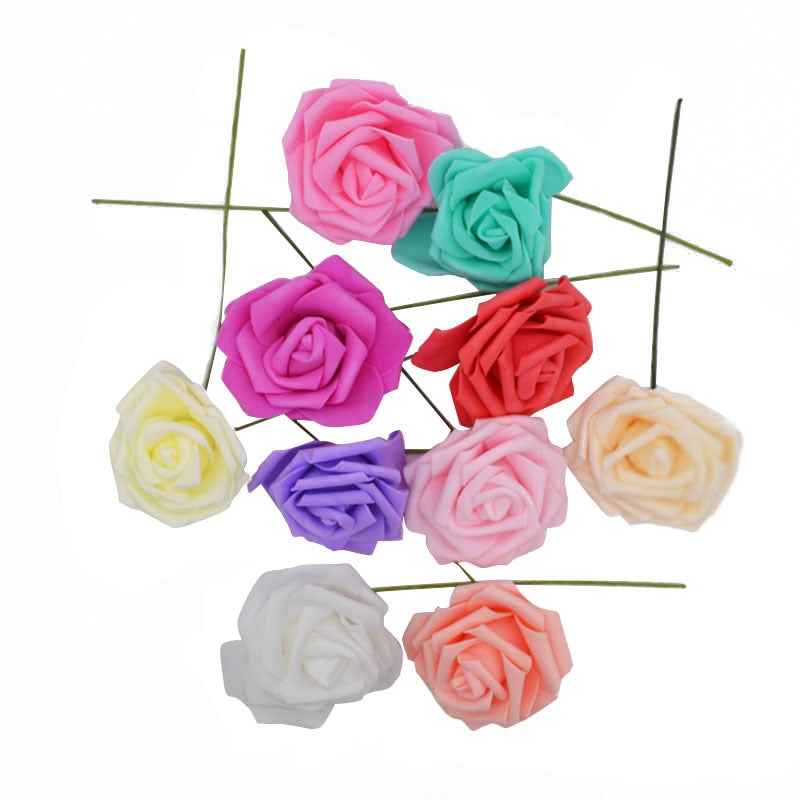 Artificial foam roses, view 25 - MRSLM