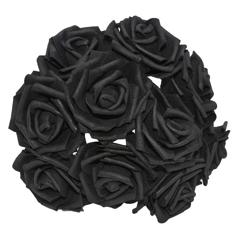 Set of 25 Artificial Foam Roses