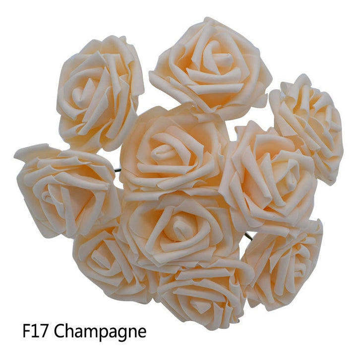Set of 25 Artificial Foam Roses