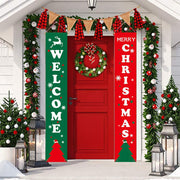 Merry Christmas door banners, view 21 - MRSLM