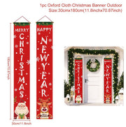 Merry Christmas door banners, view 6 - MRSLM