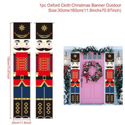 Merry Christmas door banners, view 7 - MRSLM