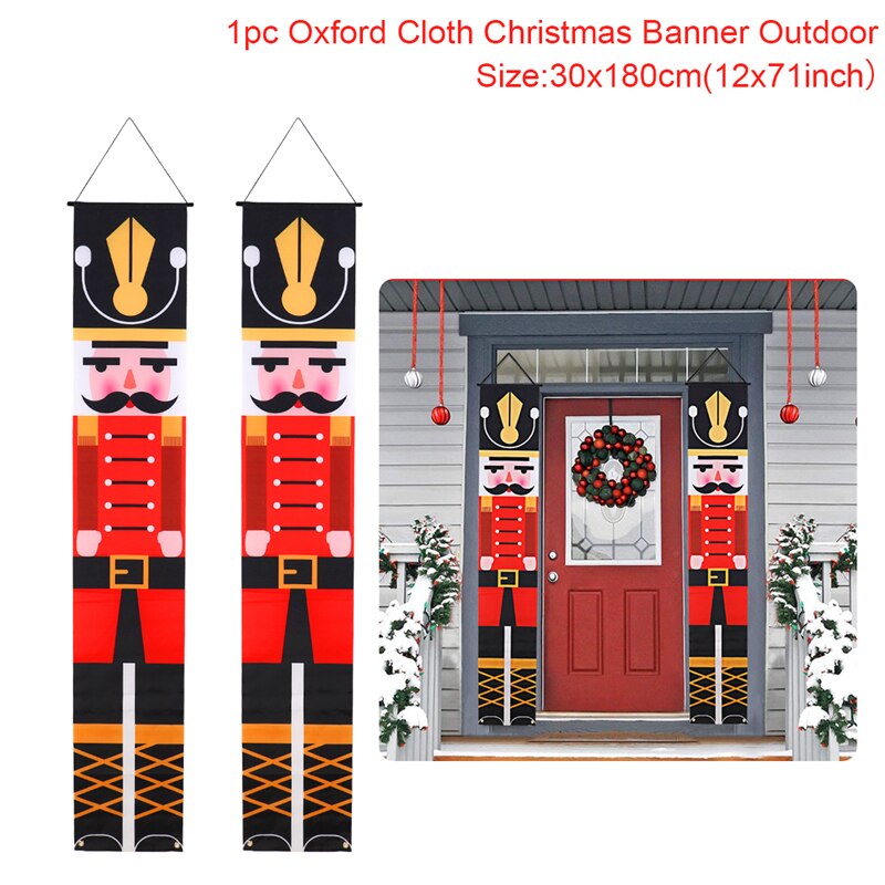 Merry Christmas door banners, view 10 - MRSLM