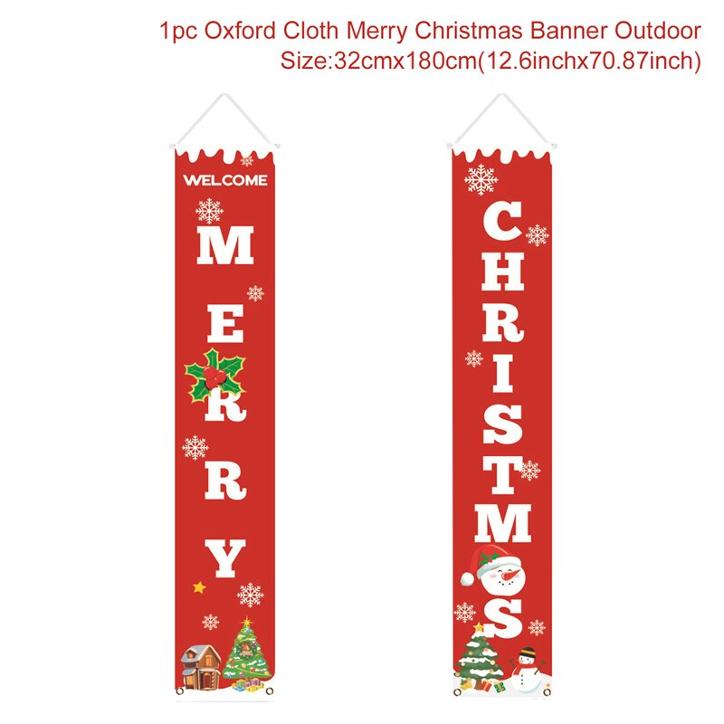 Merry Christmas door banners, view 11 - MRSLM
