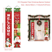 Merry Christmas door banners, view 16 - MRSLM