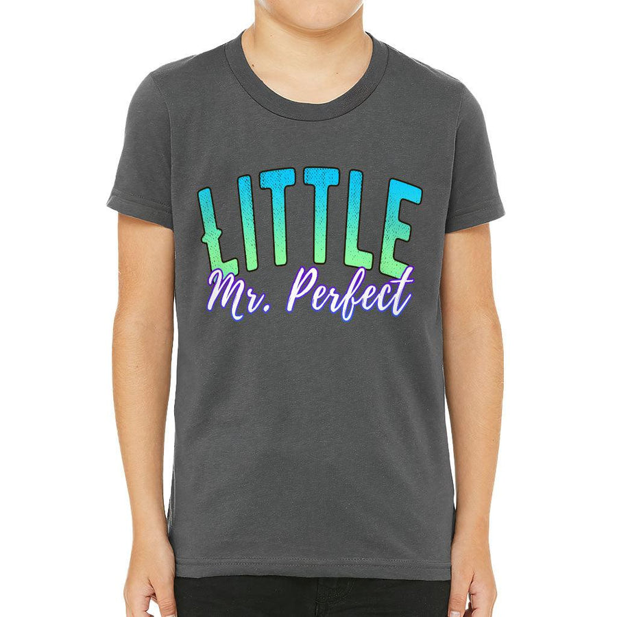 Mr Perfect Kids' T-Shirt - Funny T-Shirt - Cool Design Tee Shirt for Kids - MRSLM