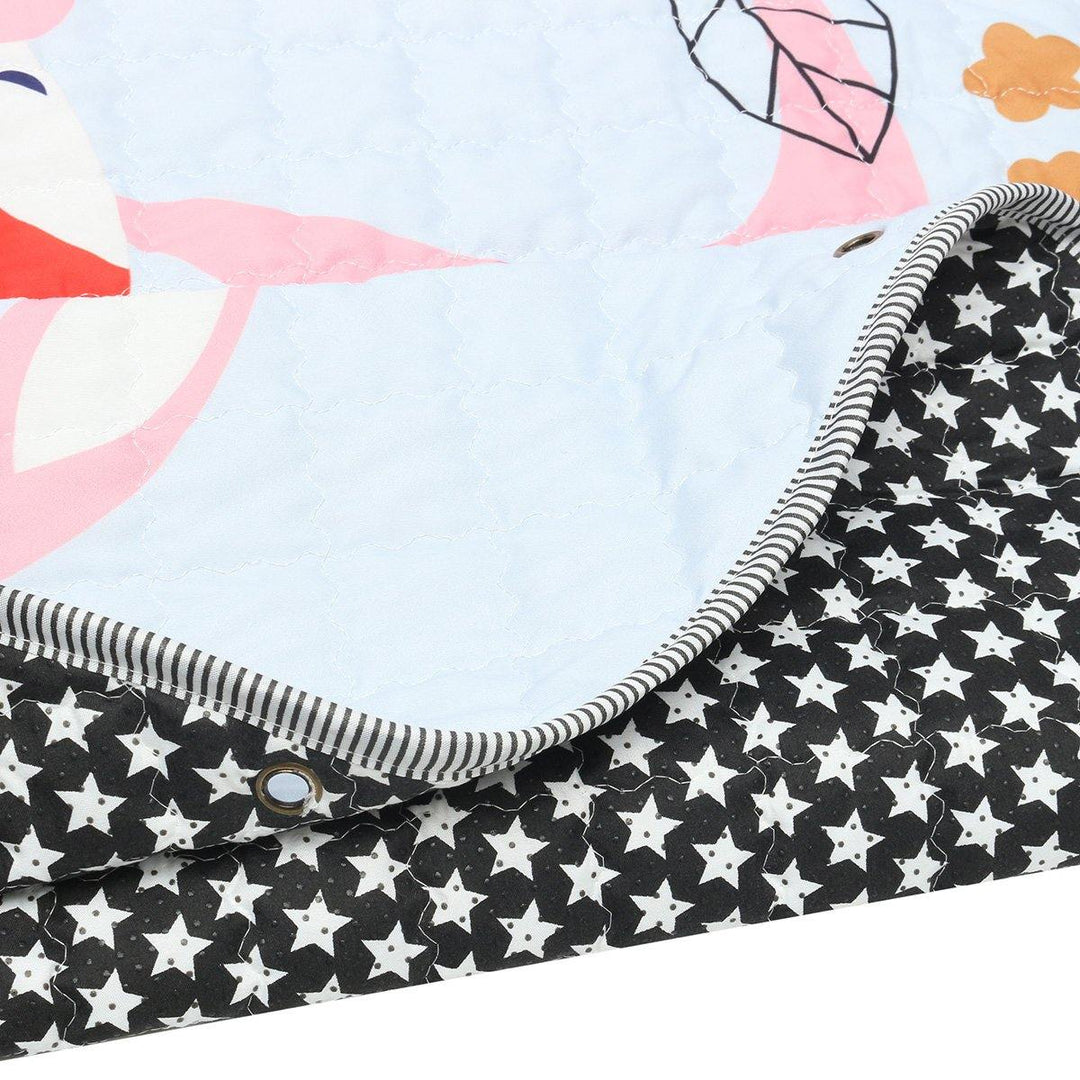 Soft Cotton Baby Kids Game Gym Activity Play Mat Crawling Blanket Floor Rug Baby Play Mat - MRSLM