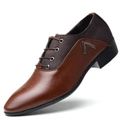 Men's business suit PU leather shoes, view 9 - MRSLM