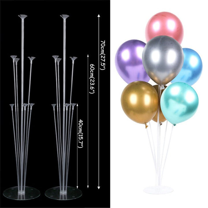 Simple Balloon Garland and Table for Wedding Party