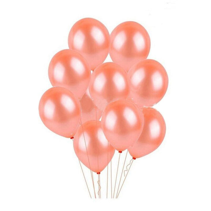 Simple Balloon Garland and Table for Wedding Party