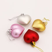 heart shaped christmas tree balls set, view 14 - MRSLM