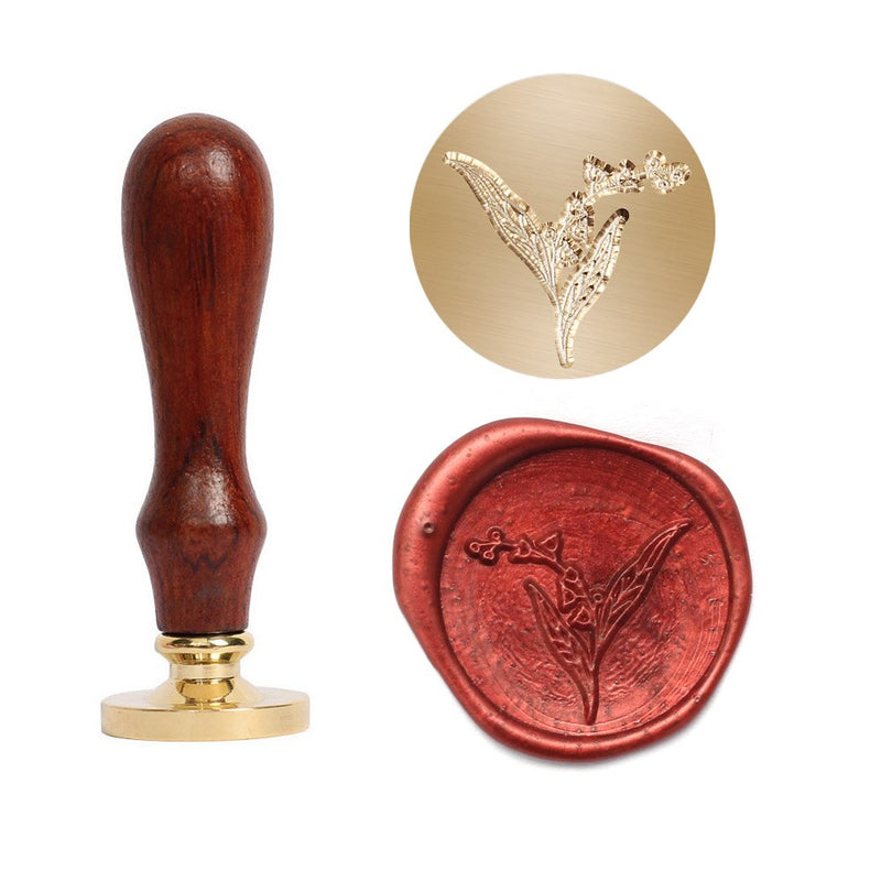 wedding invitation wax seal stamp, view 2 - MRSLM