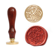 wedding invitation wax seal stamp, view 8 - MRSLM