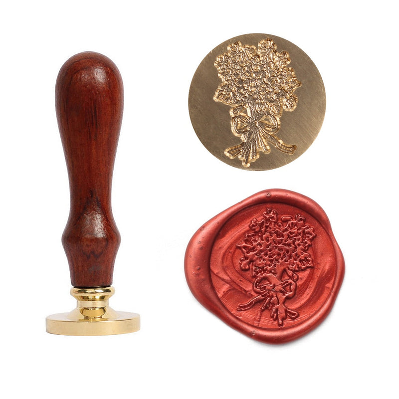 wedding invitation wax seal stamp, view 19 - MRSLM