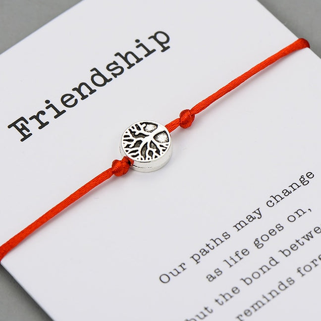 Friendship Card for Gift with Rope