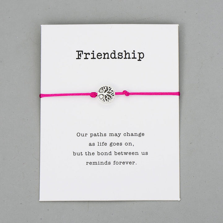 Friendship Card for Gift with Rope