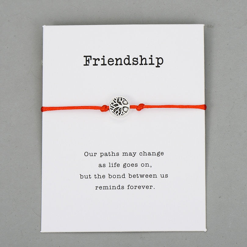 Friendship Card for Gift with Rope