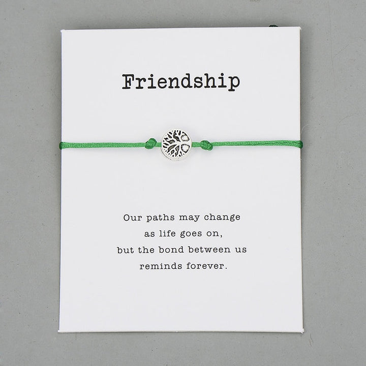 Friendship Card for Gift with Rope