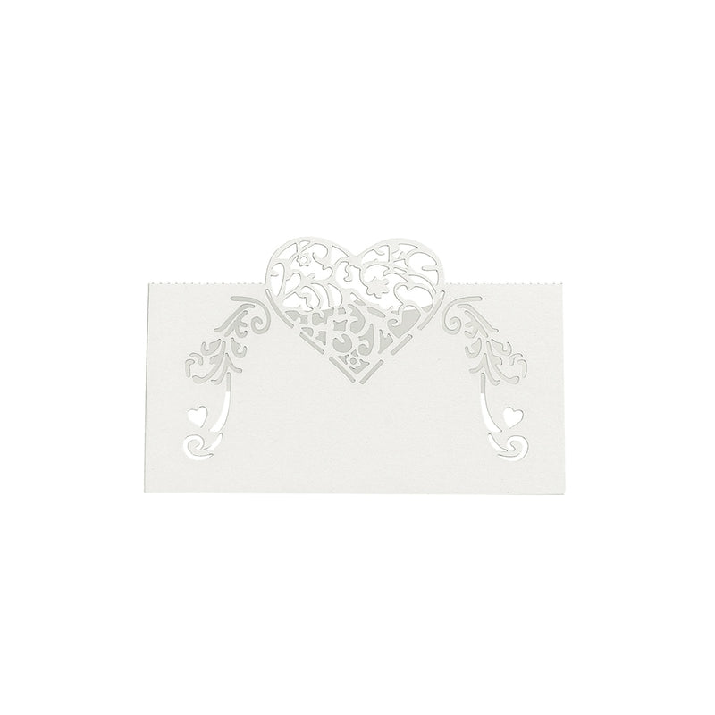 lace heart place cards, view 7 - MRSLM