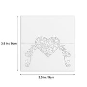 lace heart place cards, view 9 - MRSLM