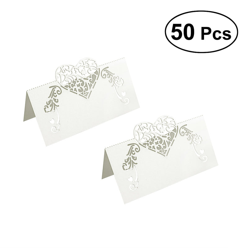 lace heart place cards, view 2 - MRSLM