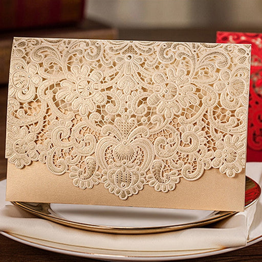 wedding lace invitation card - MRSLM