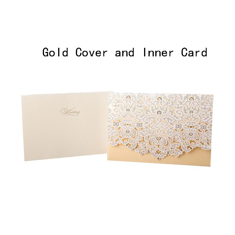 wedding lace invitation card, view 3 - MRSLM