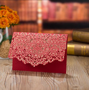 wedding lace invitation card, view 7 - MRSLM