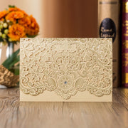 wedding lace invitation card, view 14 - MRSLM