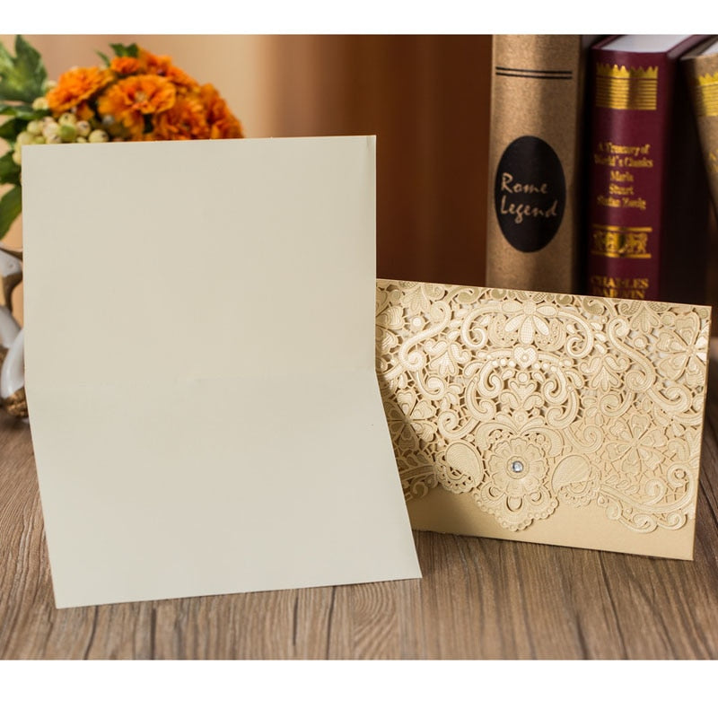 Wedding Lace Invitation Card