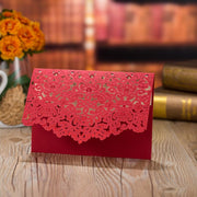 wedding lace invitation card, view 24 - MRSLM