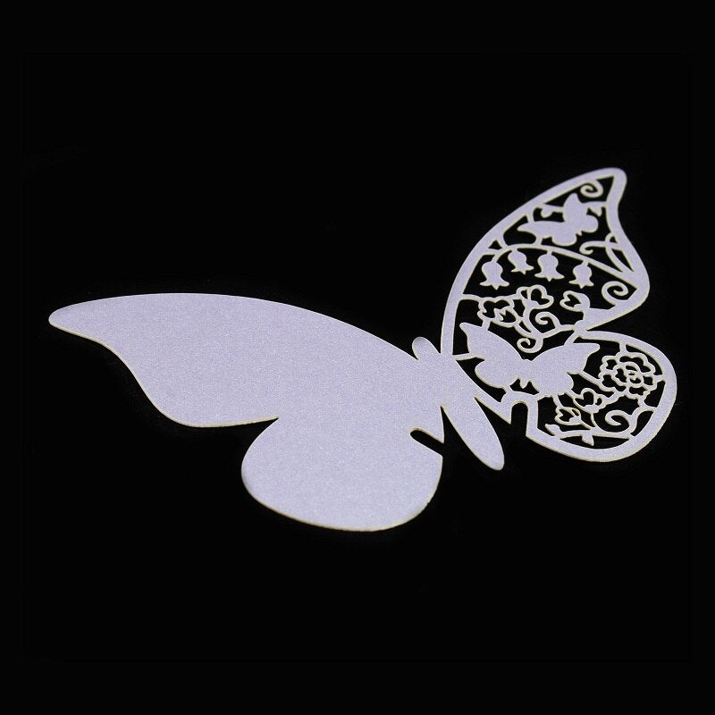 wedding butterfly cards set of 50, view 11 - MRSLM