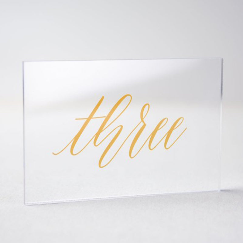 acrylic wedding table cards, view 11 - MRSLM