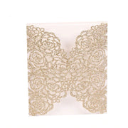 glitter invitation cards 50 pcs - MRSLM