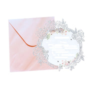glitter invitation cards 50 pcs, view 2 - MRSLM